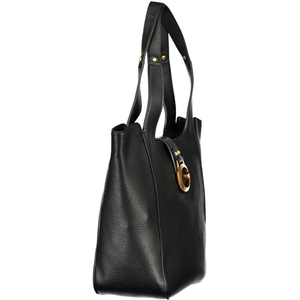 Guess Jeans Black Polyurethane Women's Women's Bag