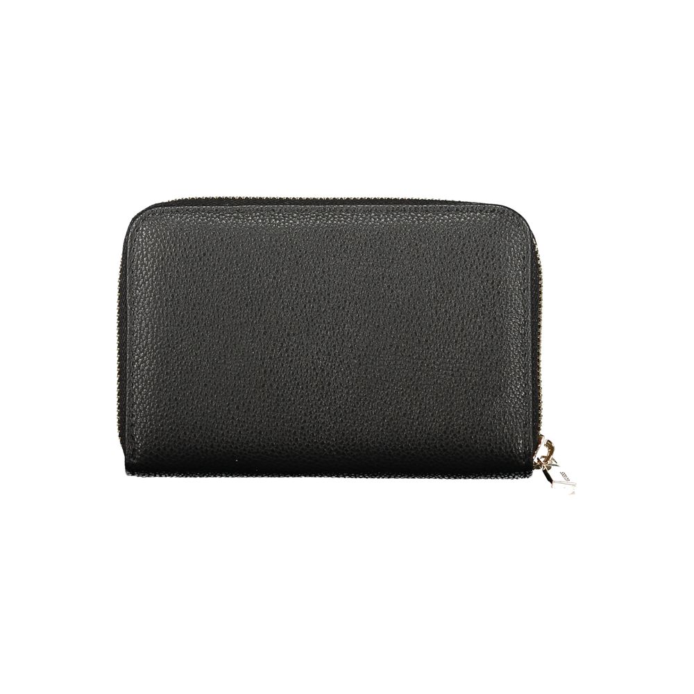 Guess Jeans Black Polyurethane Women's Women's Wallet