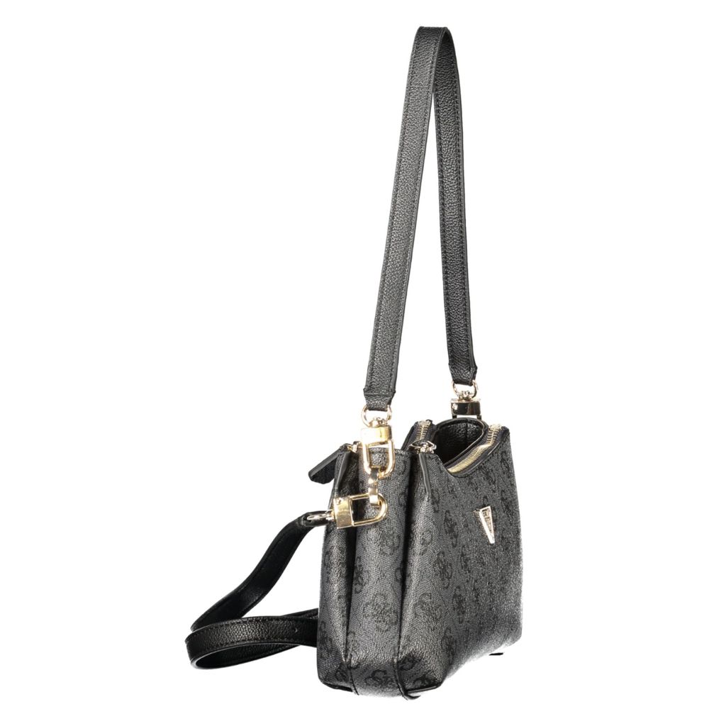 Guess Jeans Black Polyurethane Women's Women's Bag
