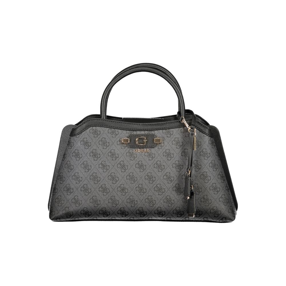 Guess Jeans Nero Poliuretano Women's Bag with Handles and Adjustable Women's Strap