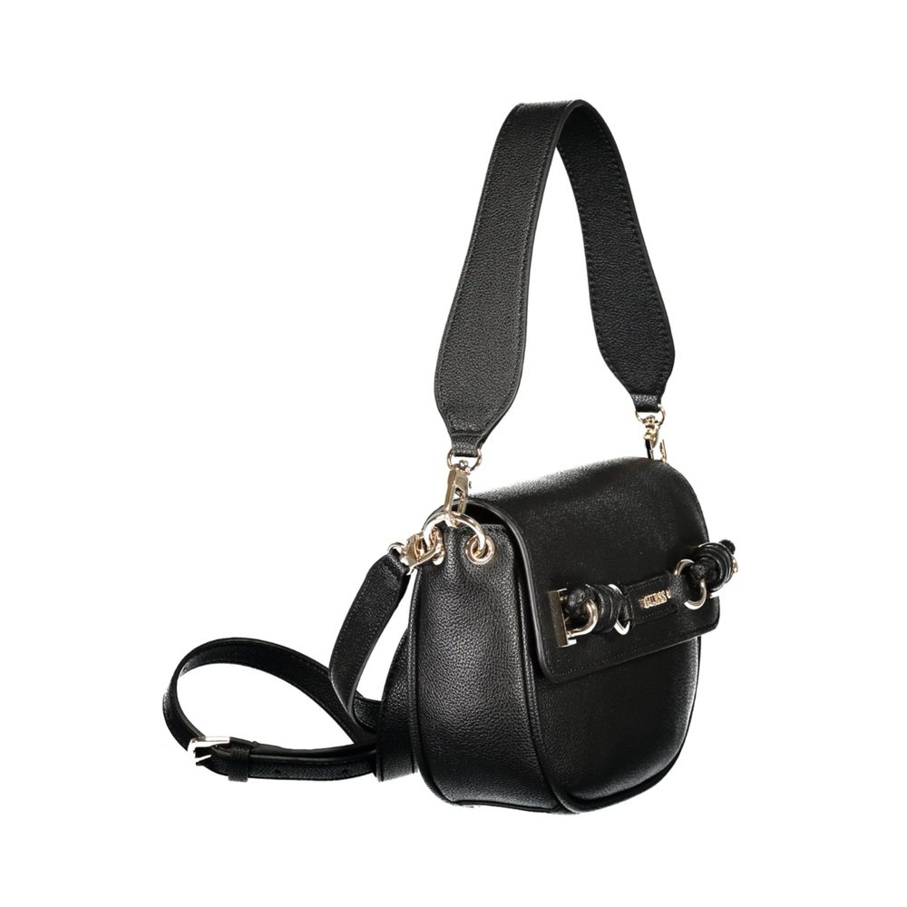 Guess Jeans Black Polyurethane Women Women's Bag