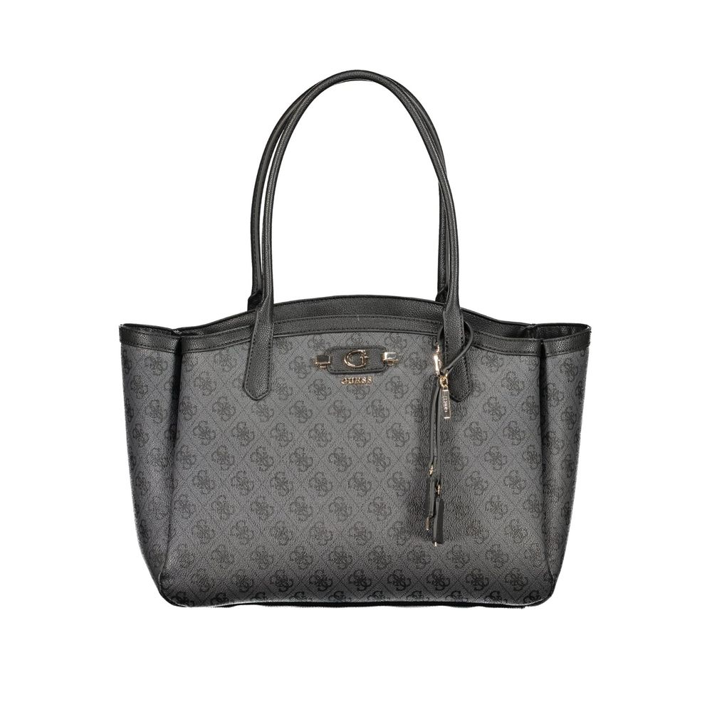 Guess Jeans Black Polyurethane Women's Women's Bag