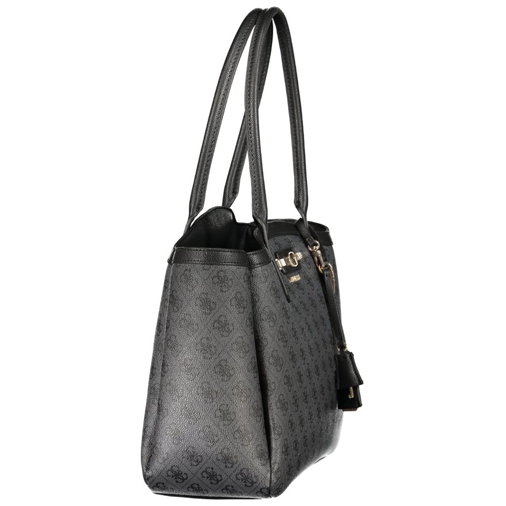 Guess Jeans Black Polyurethane Women's Women's Bag