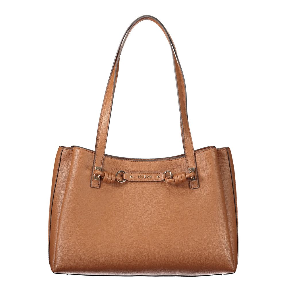 Guess Jeans Brown Polyurethane Women's Women's Bag