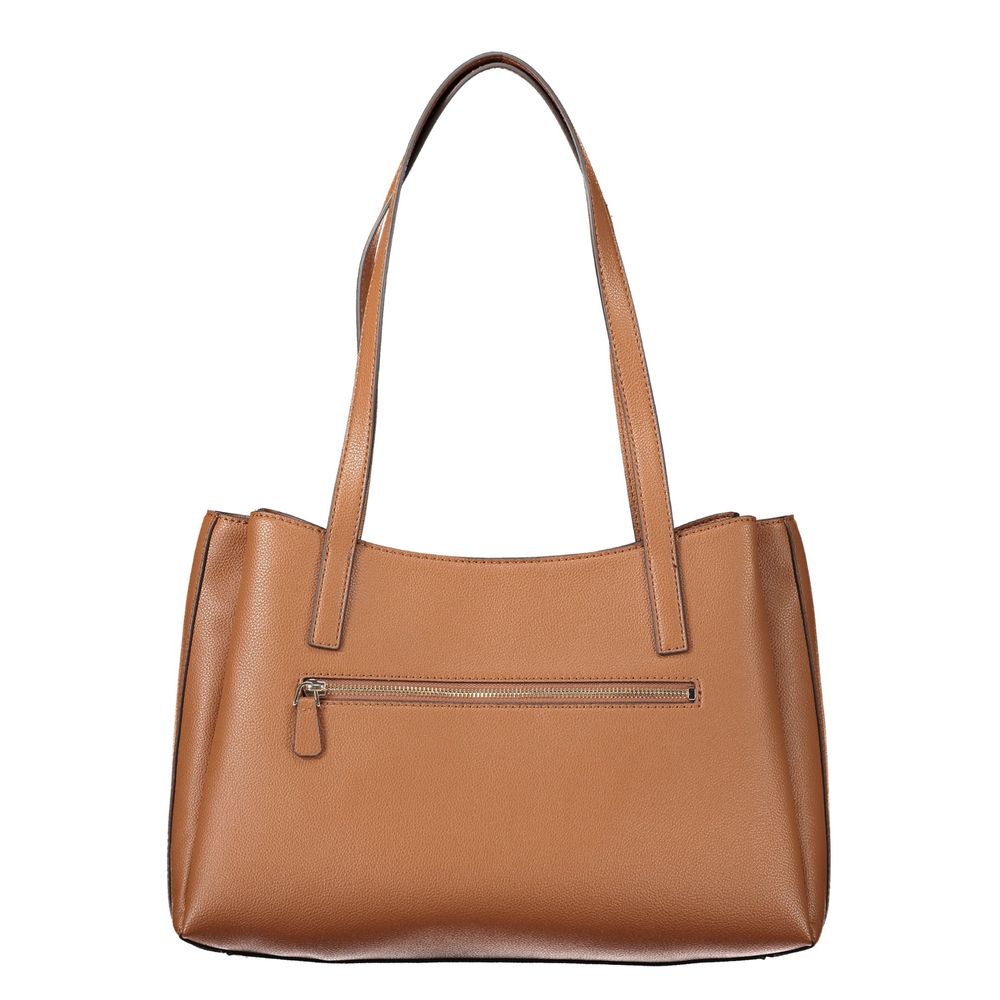 Guess Jeans Brown Polyurethane Women's Women's Bag