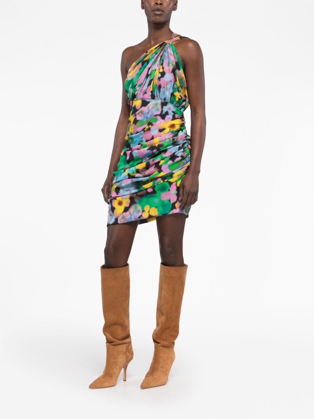 Az Factory With Lutz Huelle Women's One Shoulder Mini Dress