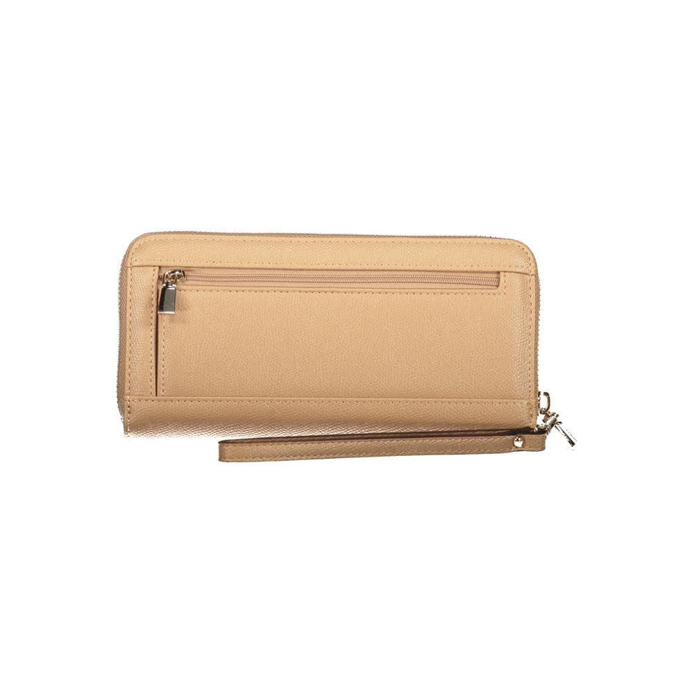 Guess Jeans Beige Polyurethane Women's Women's Wallet