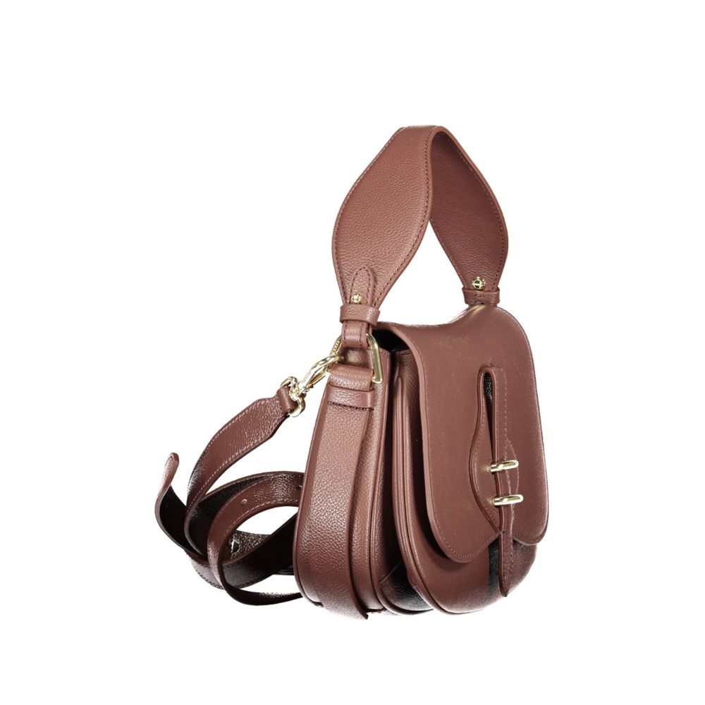 Coccinelle Brown Leather Women's Bag with Adjustable Women's Strap