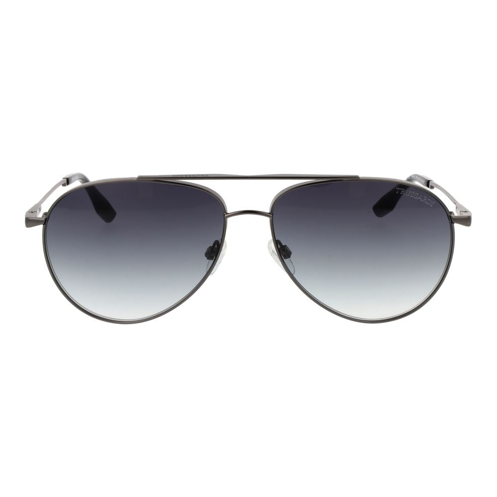 Trussardi Gray Stainless Steel Men's Sunglasses