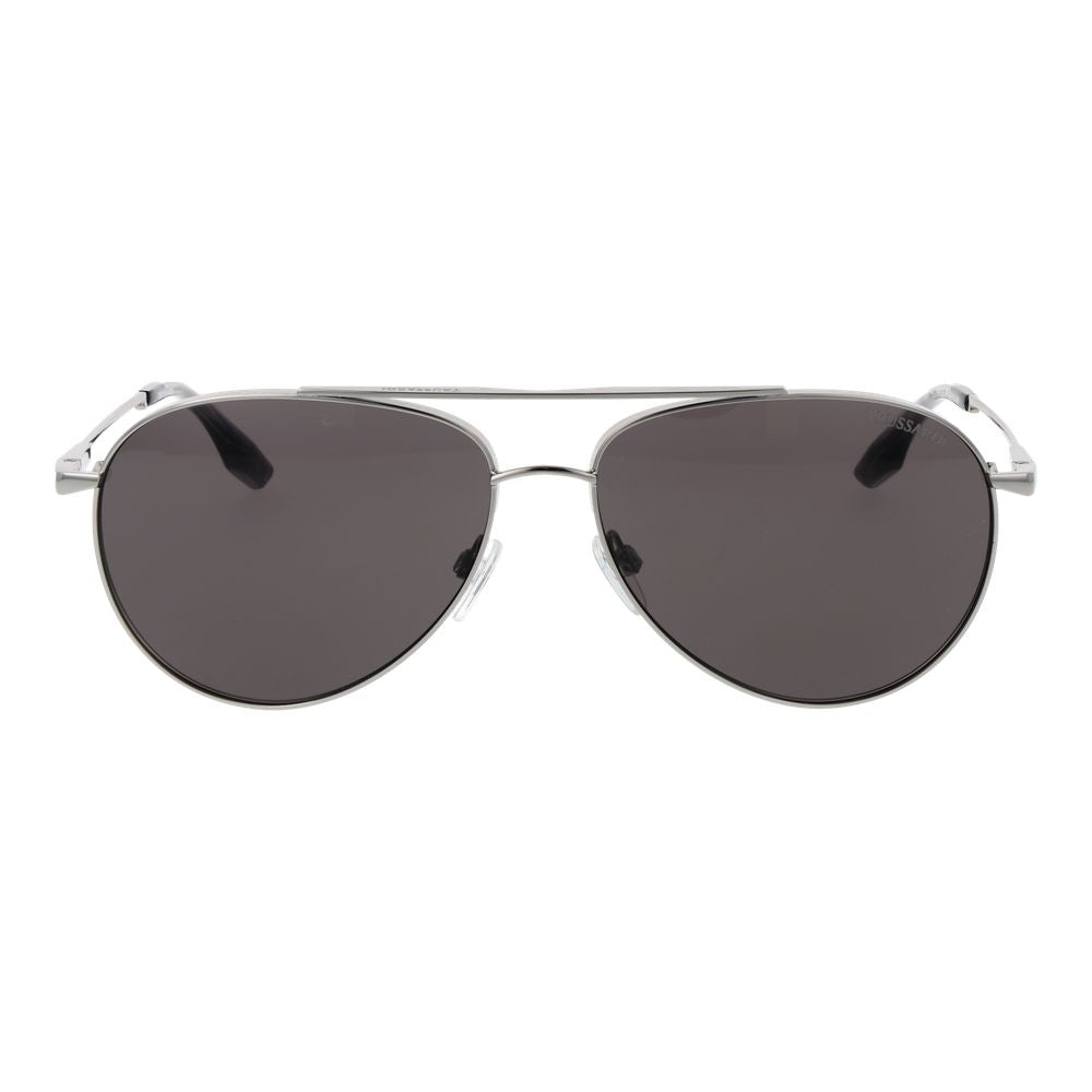 Trussardi Silver Stainless Steel Men's Sunglasses