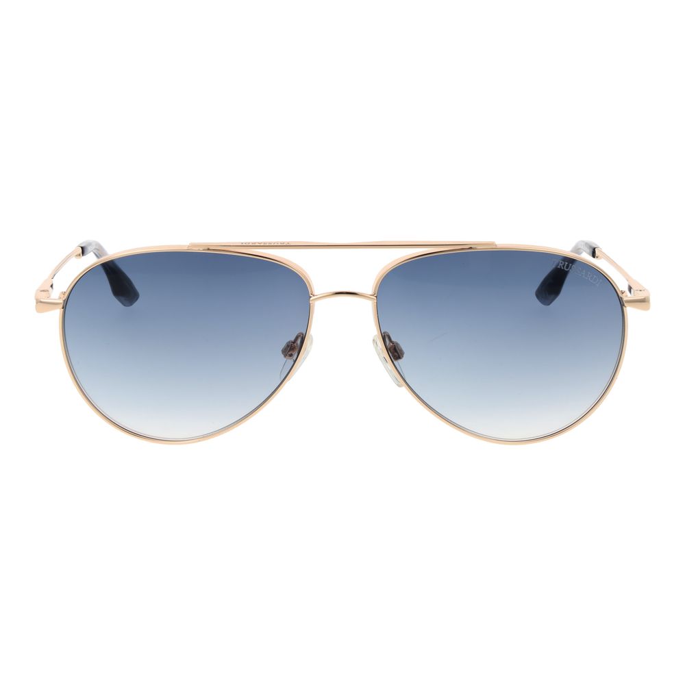 Trussardi Gold Stainless Steel Men's Sunglasses