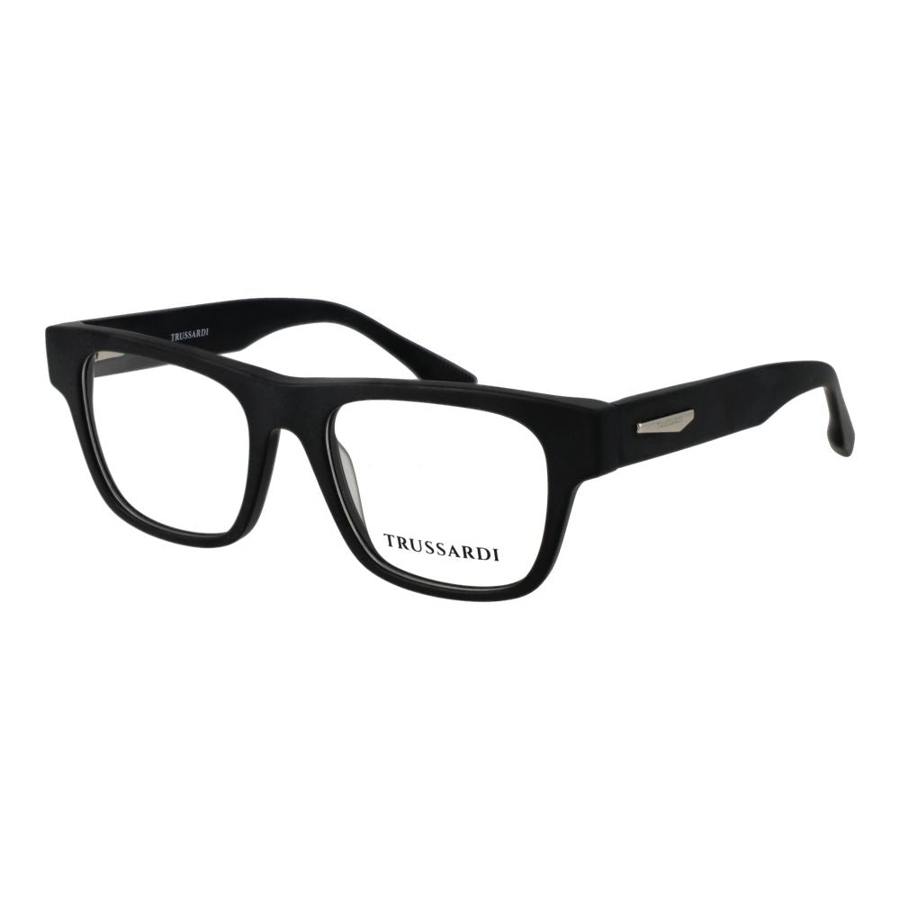 Trussardi Black Acetate Glasses Men's (Frames)