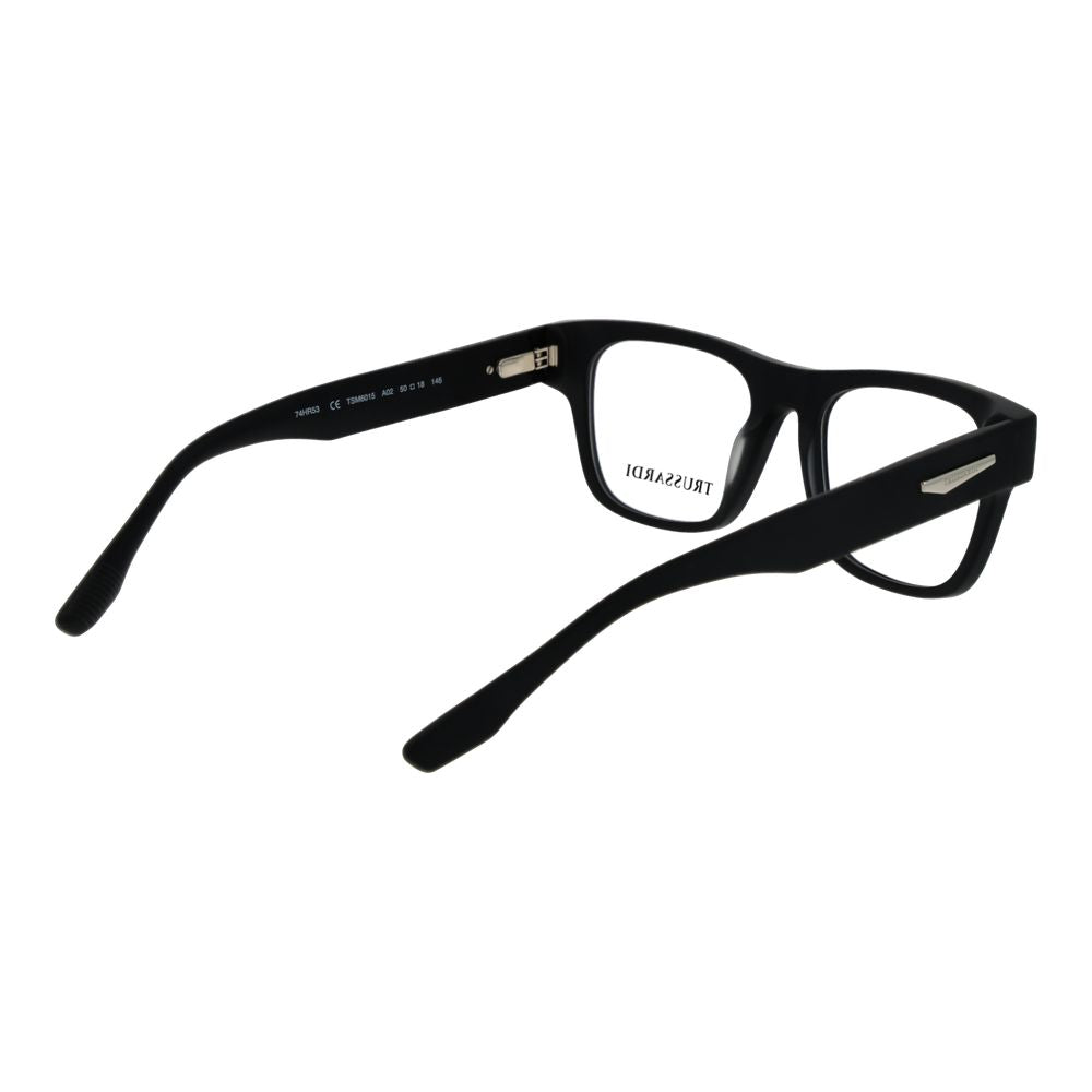 Trussardi Black Acetate Glasses Men's (Frames)