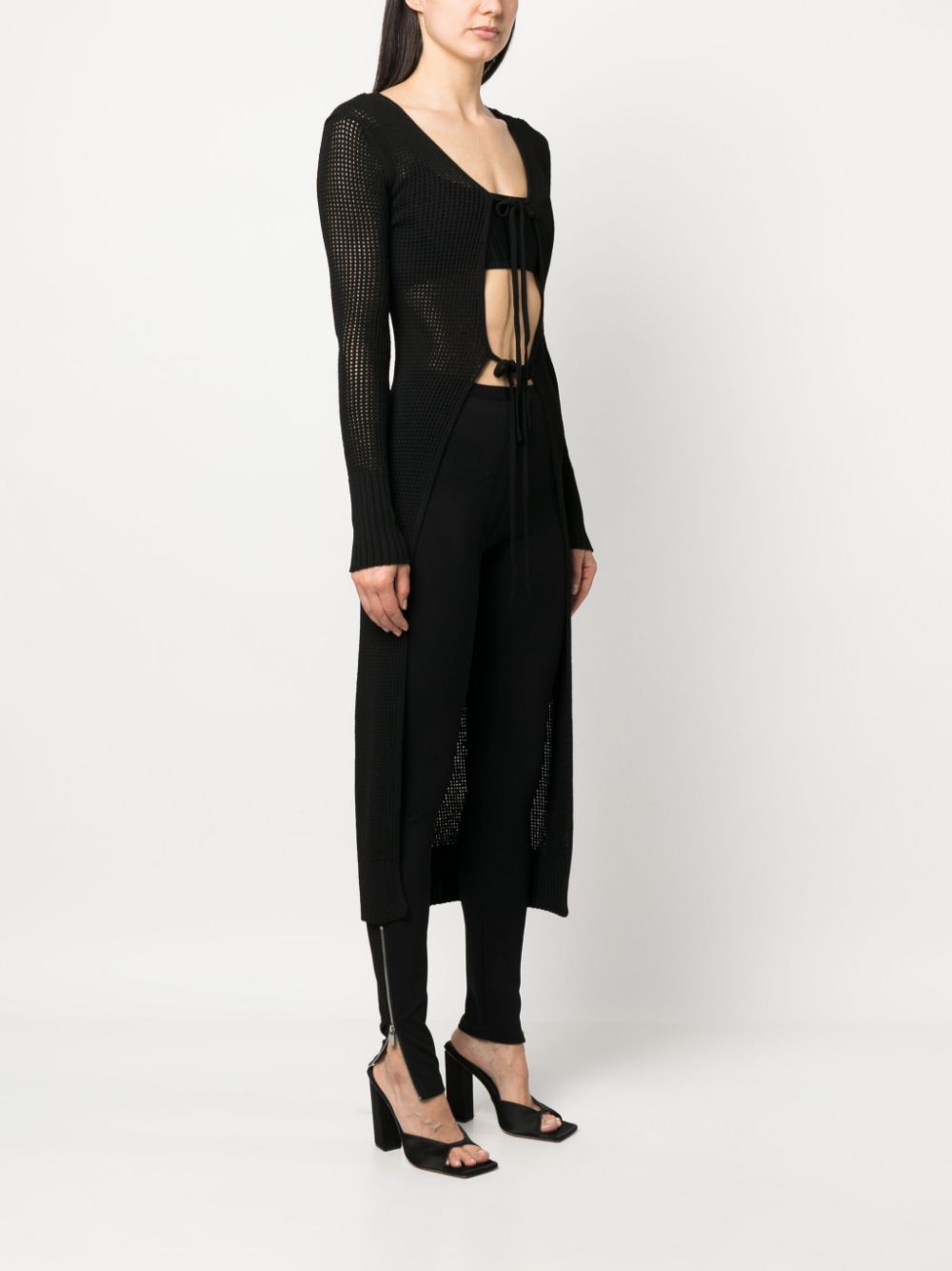 AndreäDamo Knit Long Cardigan