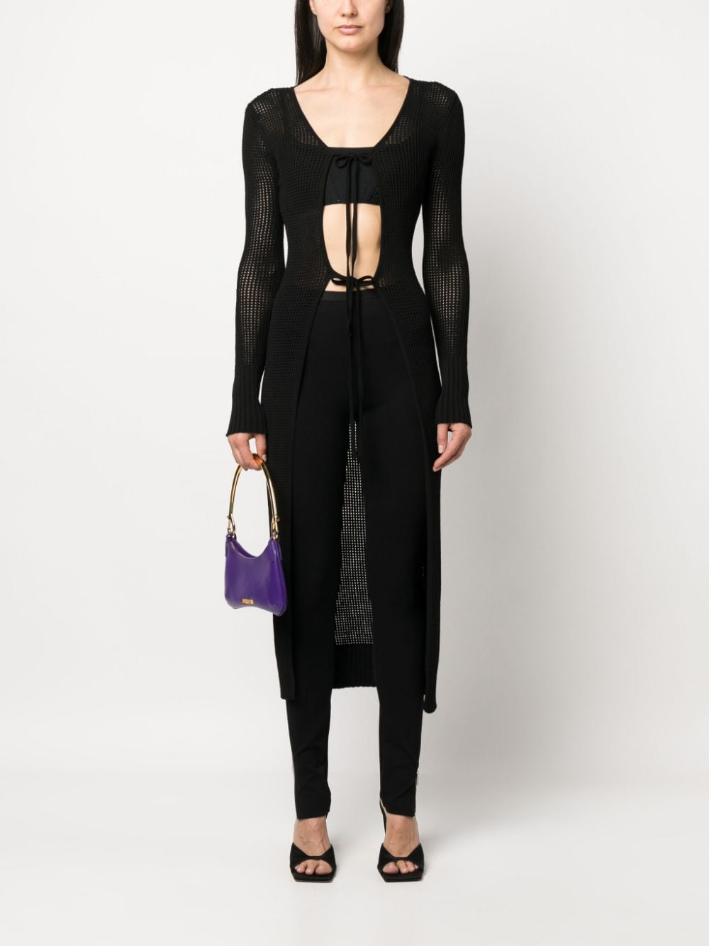 AndreäDamo Knit Long Cardigan