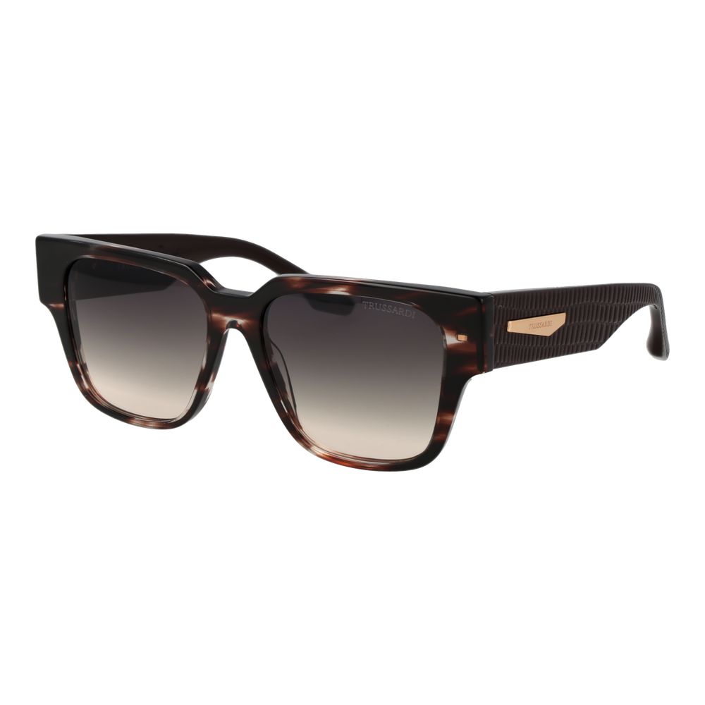 Trussardi Brown Acetate Women's Sunglasses