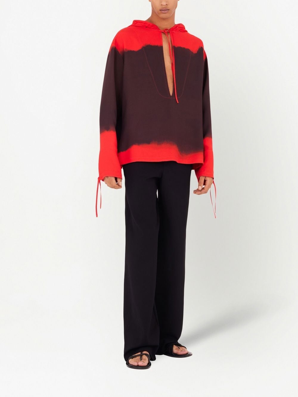 Ferragamo Men's Printed Oversized Kaftan