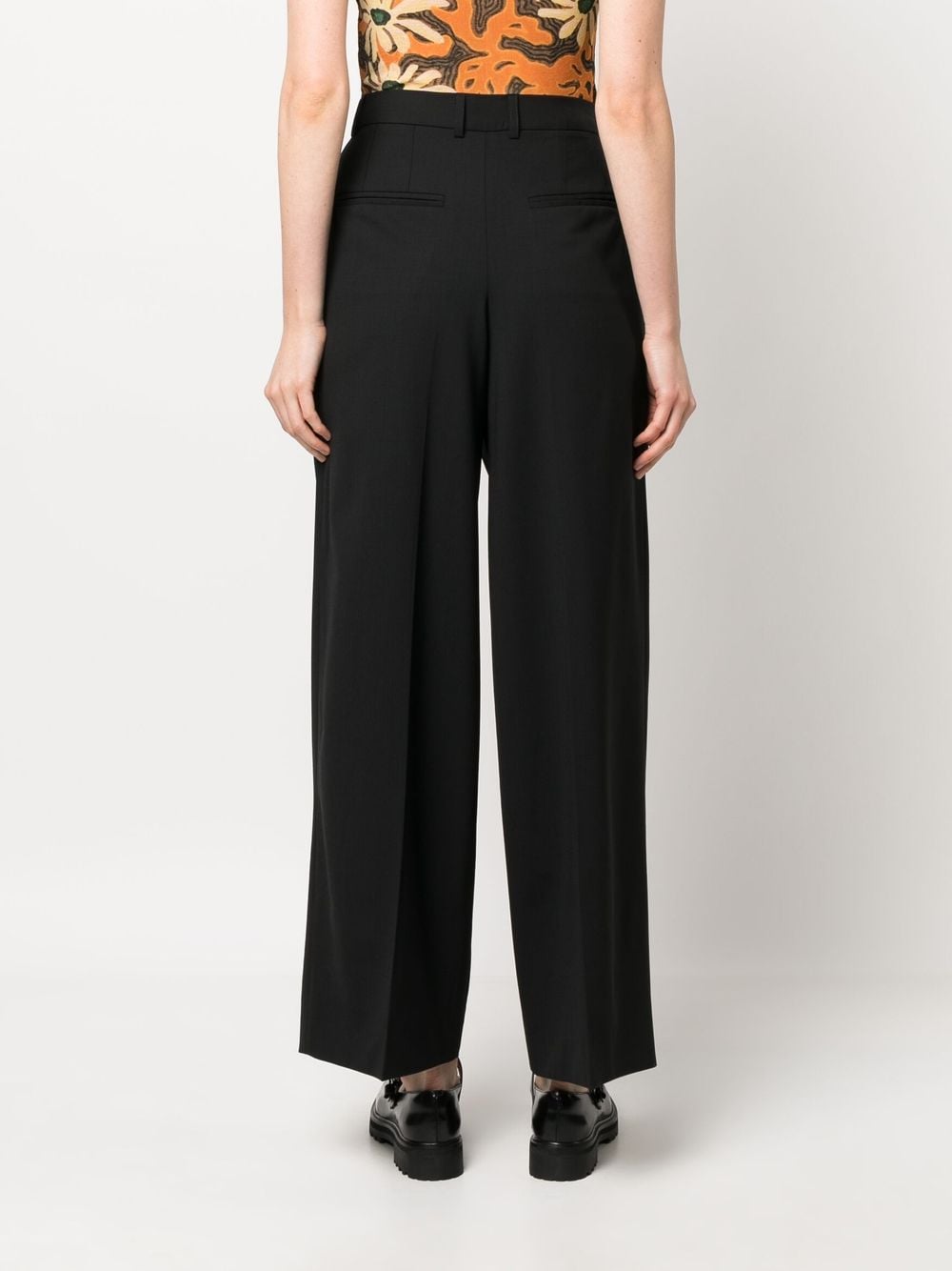 Az Factory With Lutz Huelle Women's Wide Leg Wool Trousers