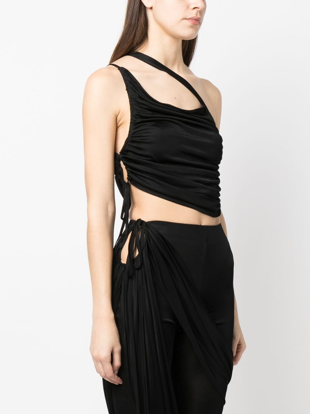 AndreäDamo Cropped Jersey Top