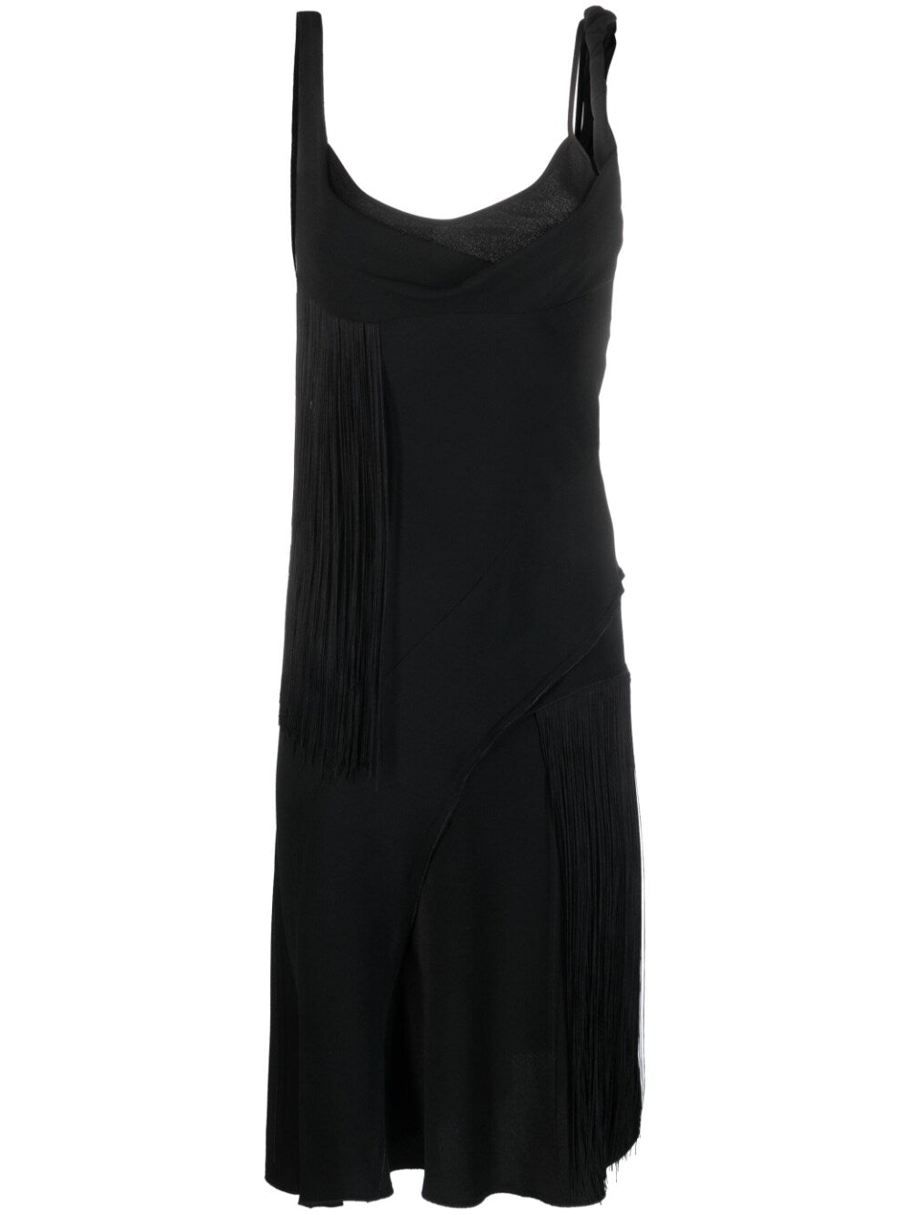 Victoria Beckham Women's Asymmetric Fringe Mini Dress
