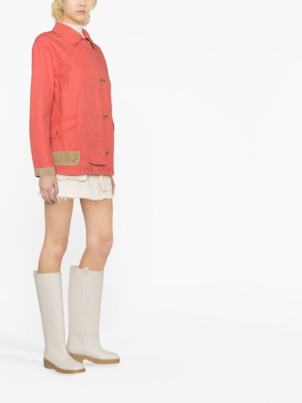 Fay Women's Cotton 4 Hooks Jacket