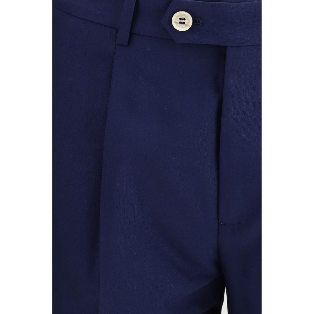 Brunello Cucinelli Blue Wool Oves Aries Two-Piece Men's Suit
