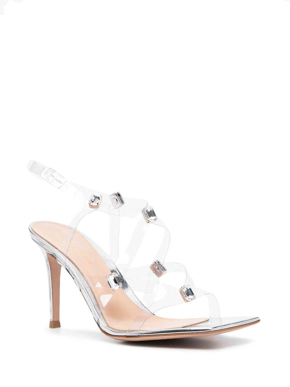 Gianvito Rossi Women's Crystal Fever 85Mm Sandals