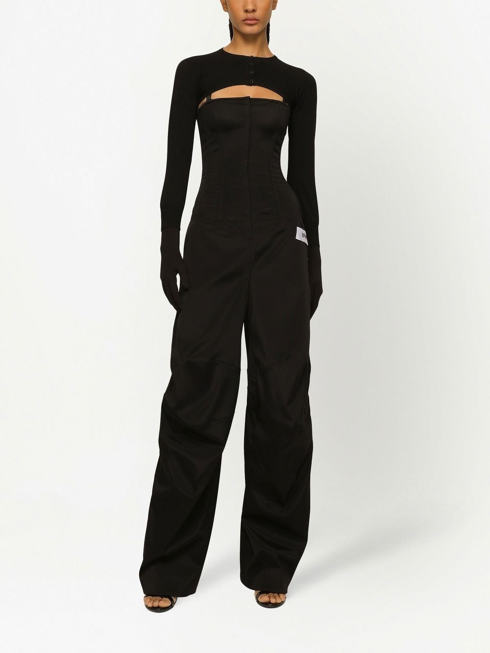 Dolce & Gabbana Women's Cropped Button-Fastening Cardigan