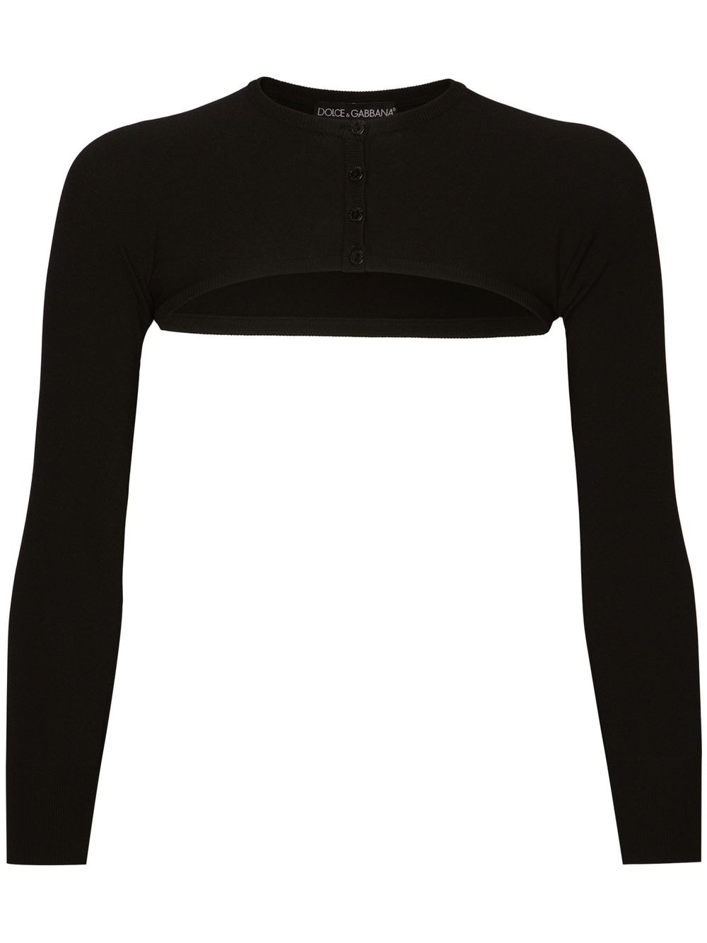 Dolce & Gabbana Women's Cropped Button-Fastening Cardigan