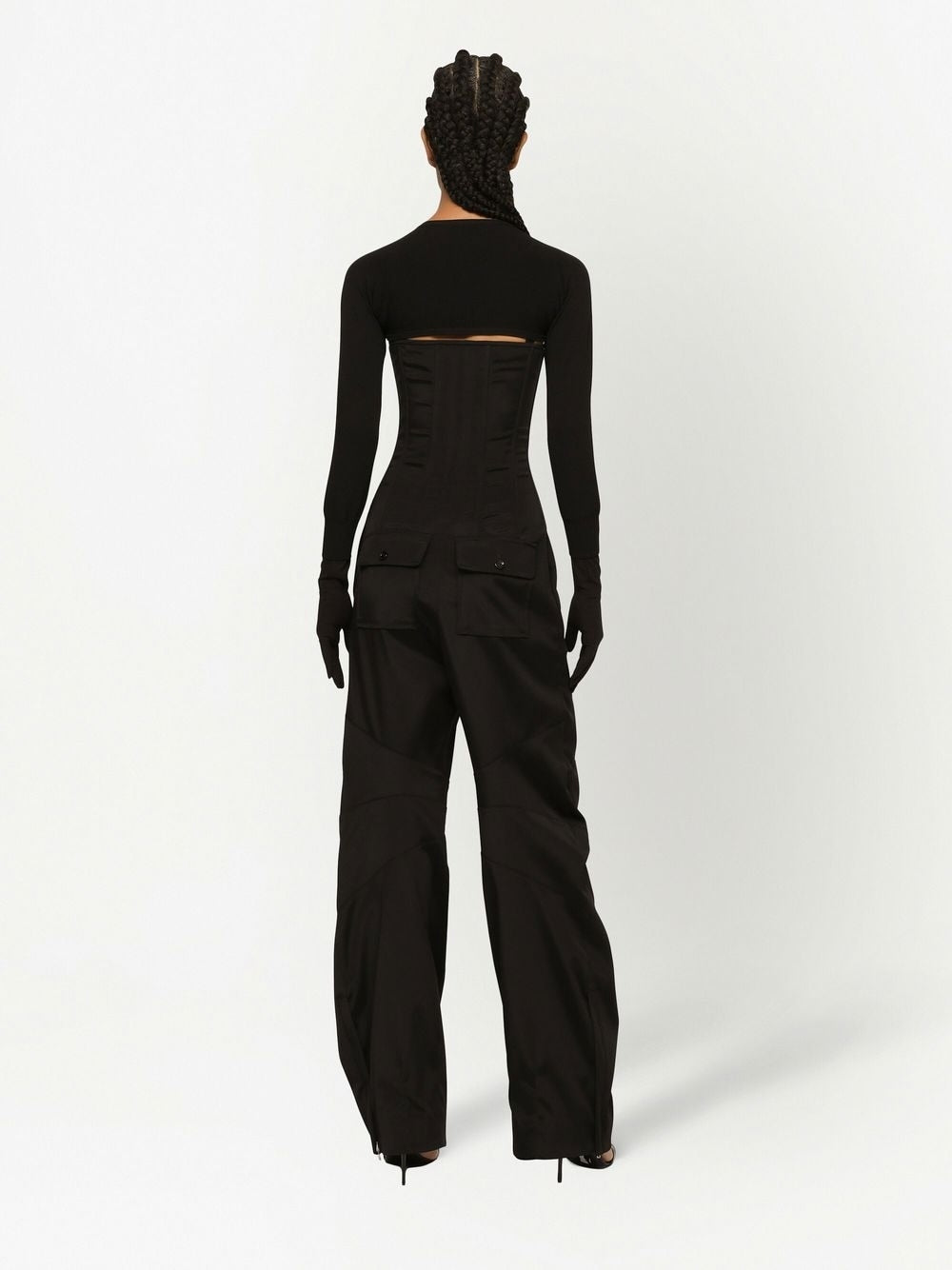 Dolce & Gabbana Women's Cropped Button-Fastening Cardigan