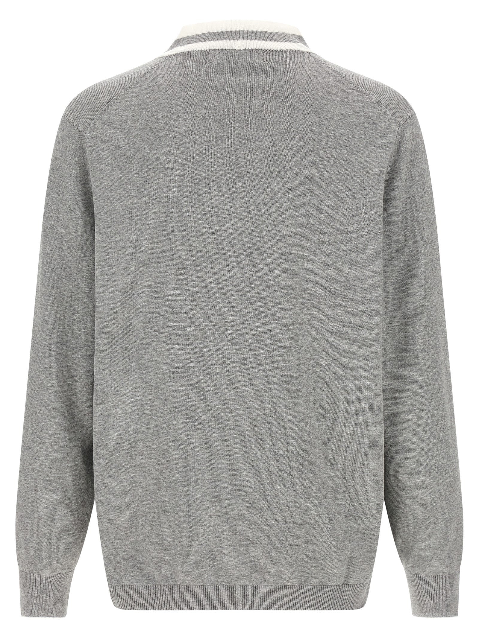 Brunello Cucinelli Gray Cotton Men's Cardigan