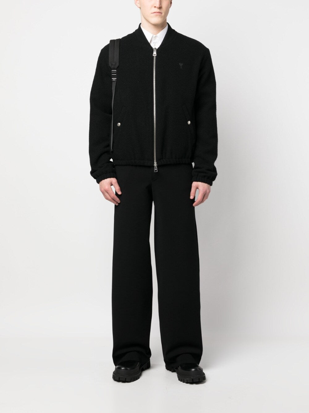 Ferragamo Men's Wide-Leg Trousers