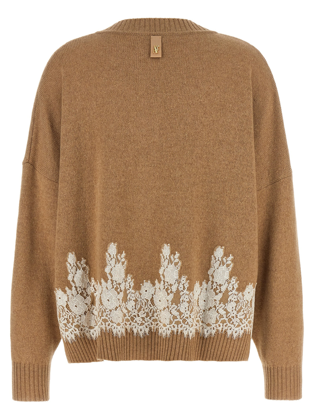 Alberta Ferretti Brown Cashmere Women's Cardigan