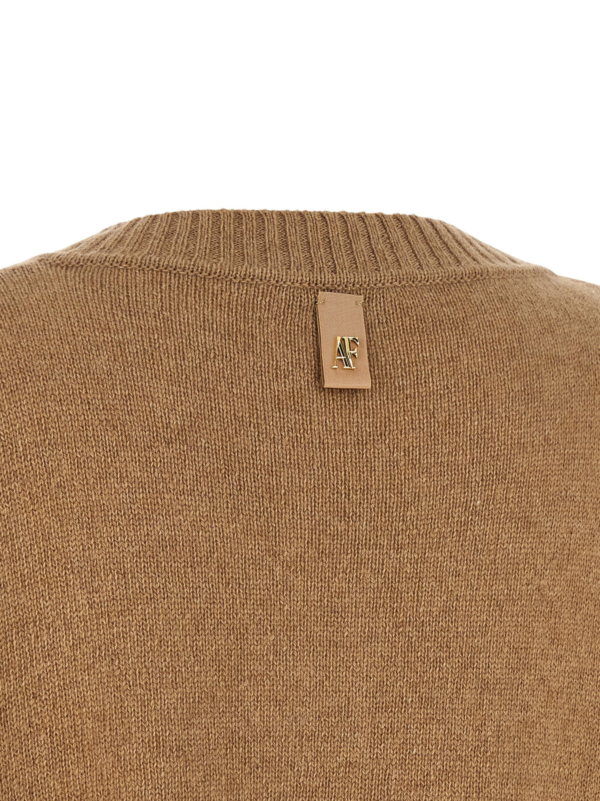 Alberta Ferretti Brown Cashmere Women's Cardigan