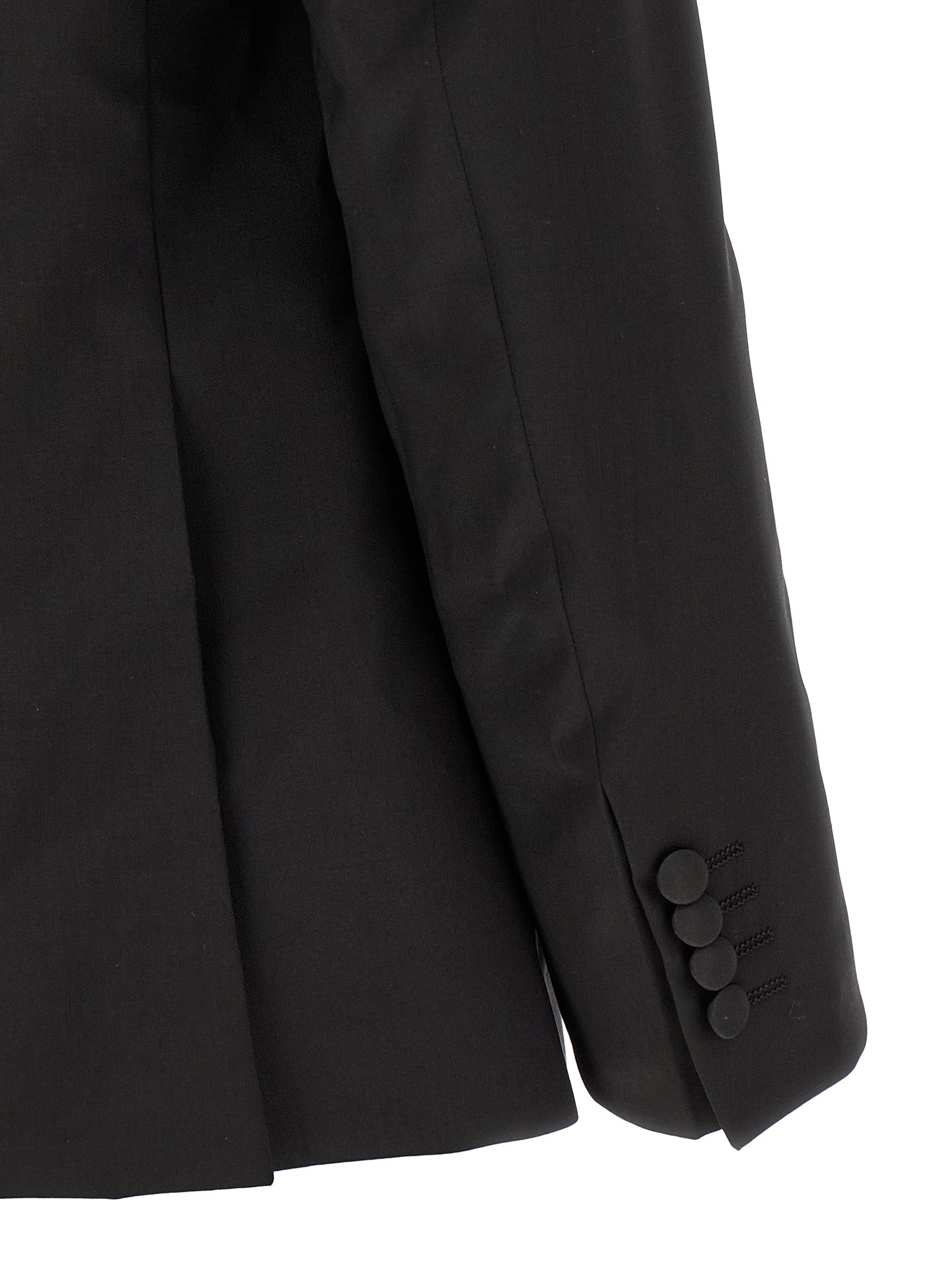 Pal Zileri Black Wool Two-Piece Men's Suit