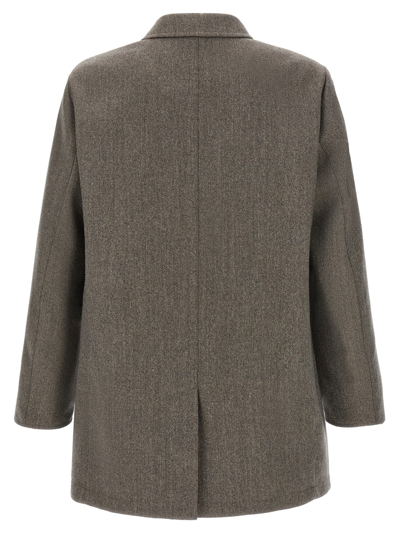 Pal Zileri Brown Wool Men's Coat