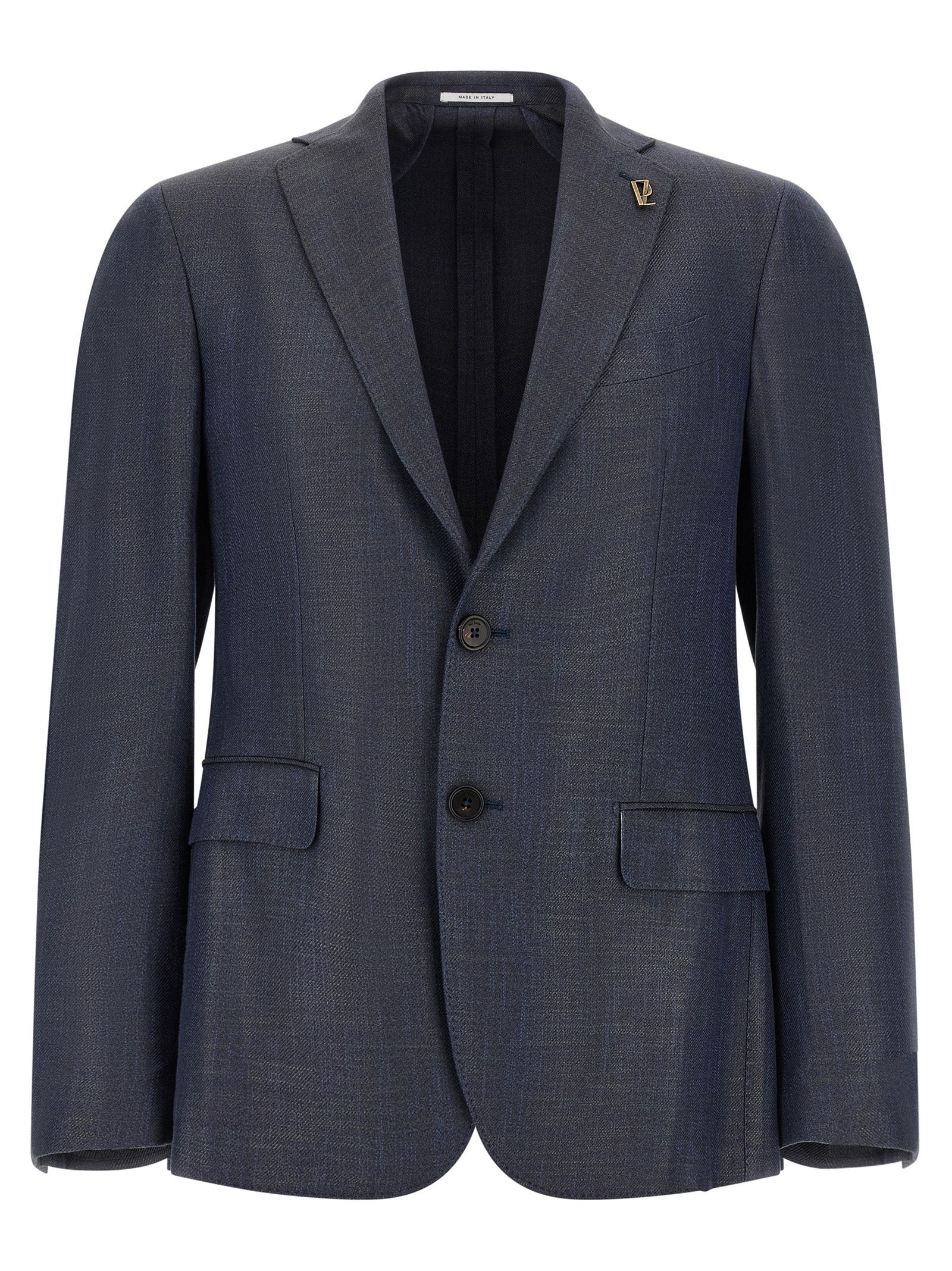 Pal Zileri Blue Viscose Men's Blazer