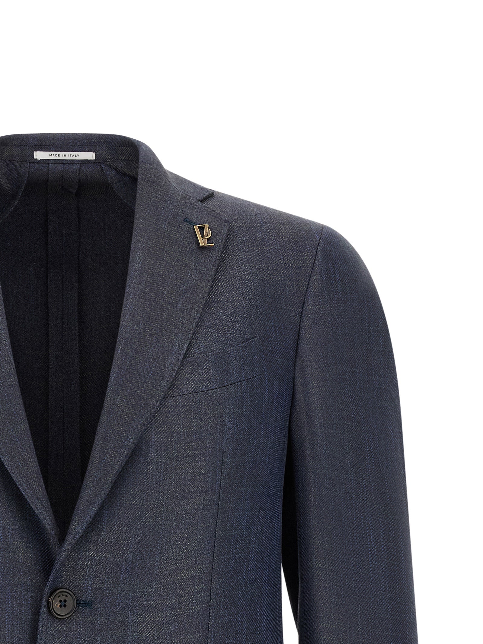 Pal Zileri Blue Viscose Men's Blazer