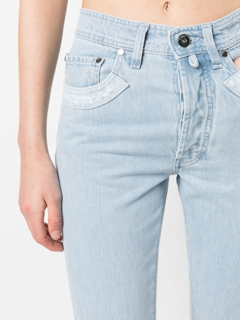 032C Women's Patchwork Organic Cotton Jeans