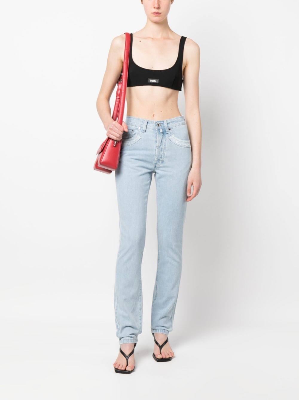 032C Women's Patchwork Organic Cotton Jeans