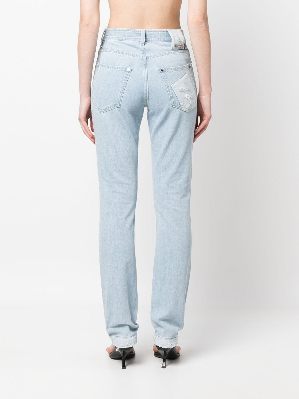 032C Women's Patchwork Organic Cotton Jeans