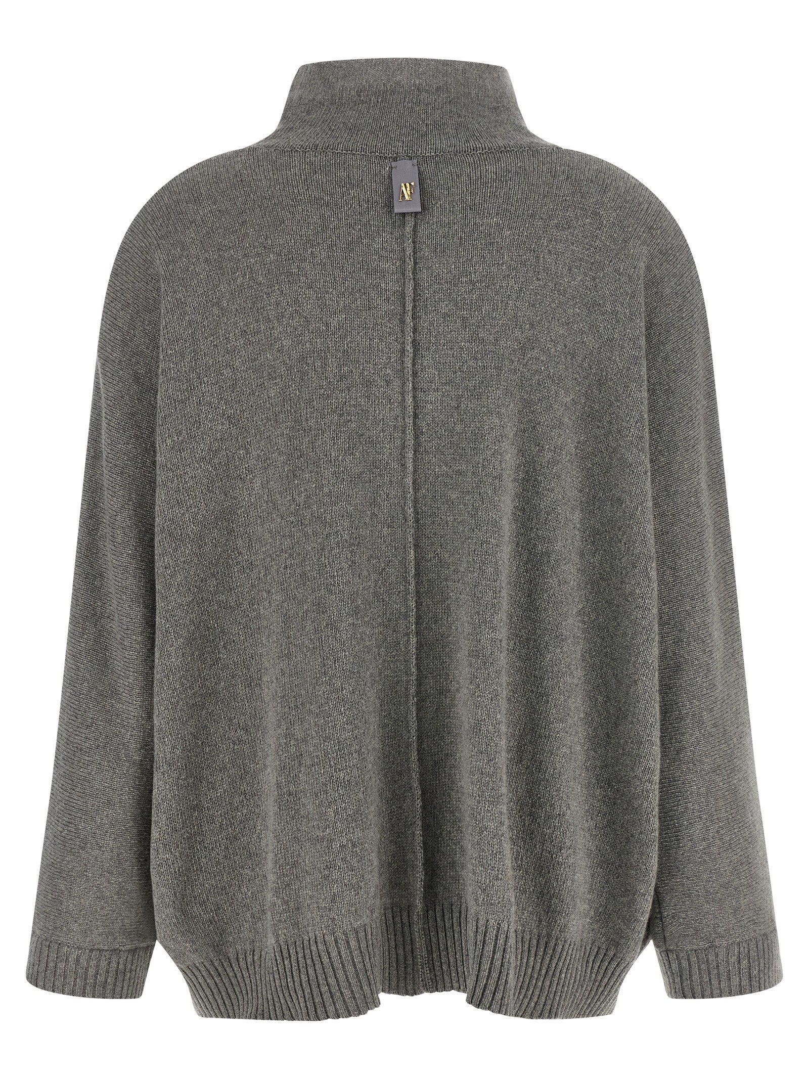 Alberta Ferretti Gray Cashmere Women's Cardigan