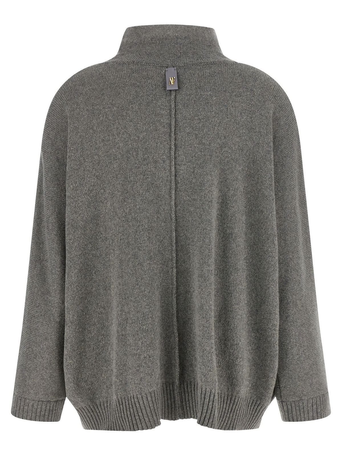 Alberta Ferretti Gray Cashmere Women's Cardigan