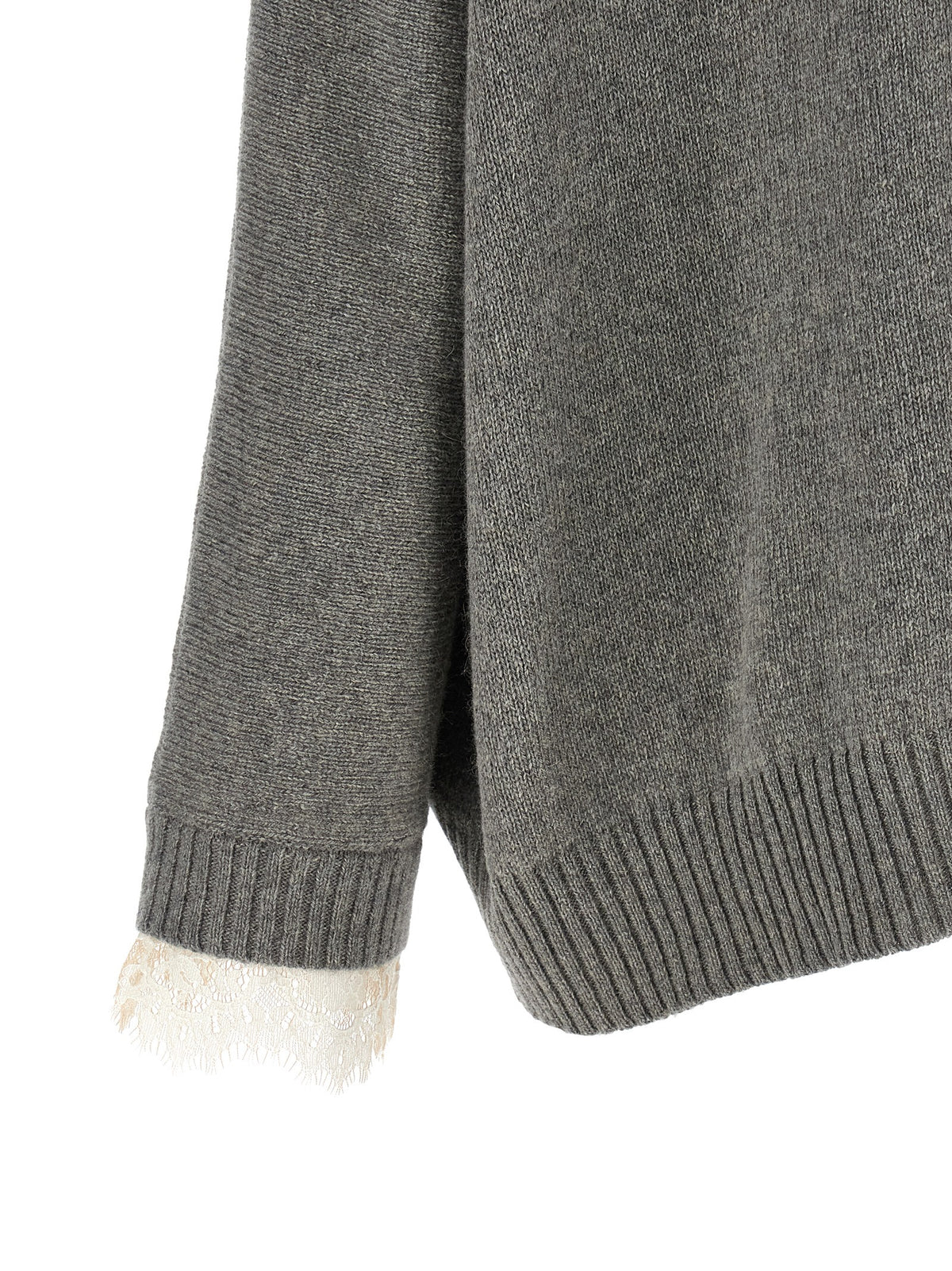 Alberta Ferretti Gray Cashmere Women's Cardigan