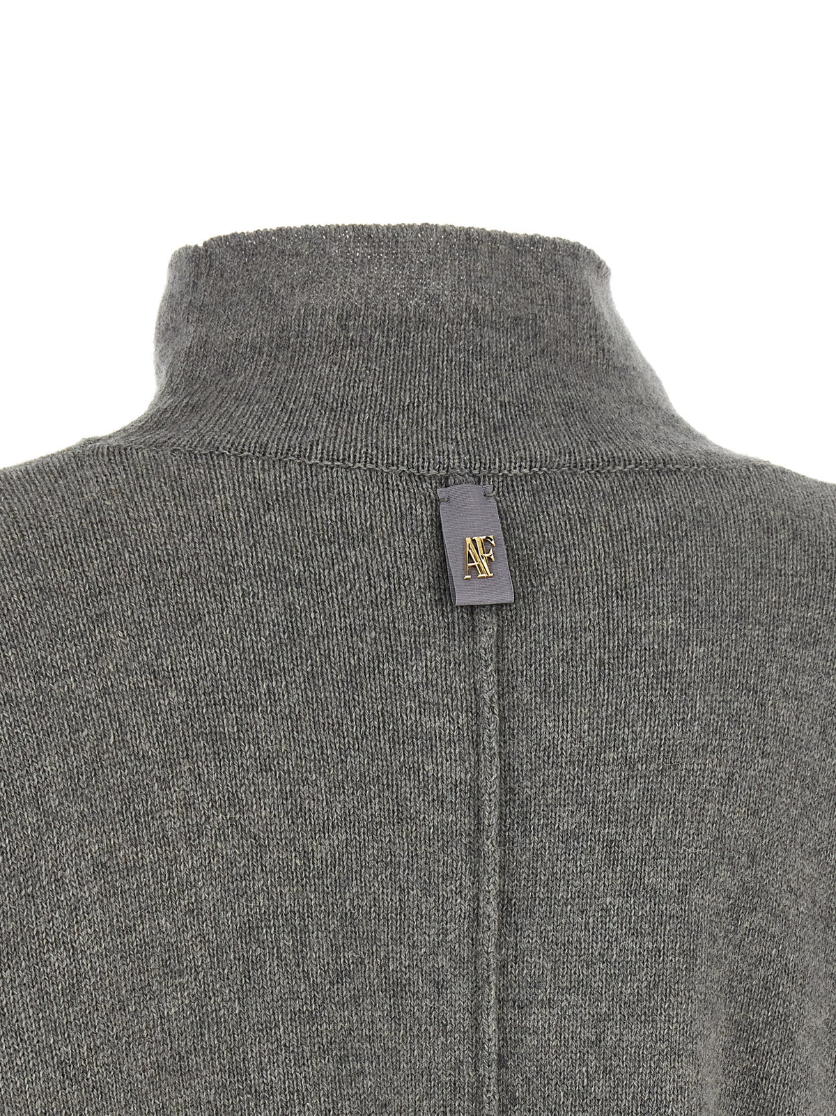 Alberta Ferretti Gray Cashmere Women's Cardigan