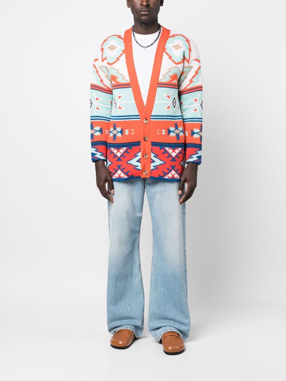 Alanui Men's Desert Road Casmere Cardigan