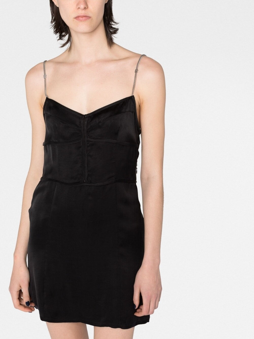Palm Angels Women's Chain-Straps Mini Dress