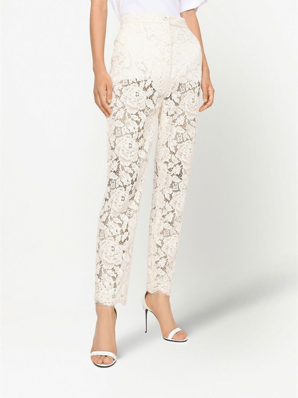 Dolce & Gabbana Women's Floral Lace Trousers