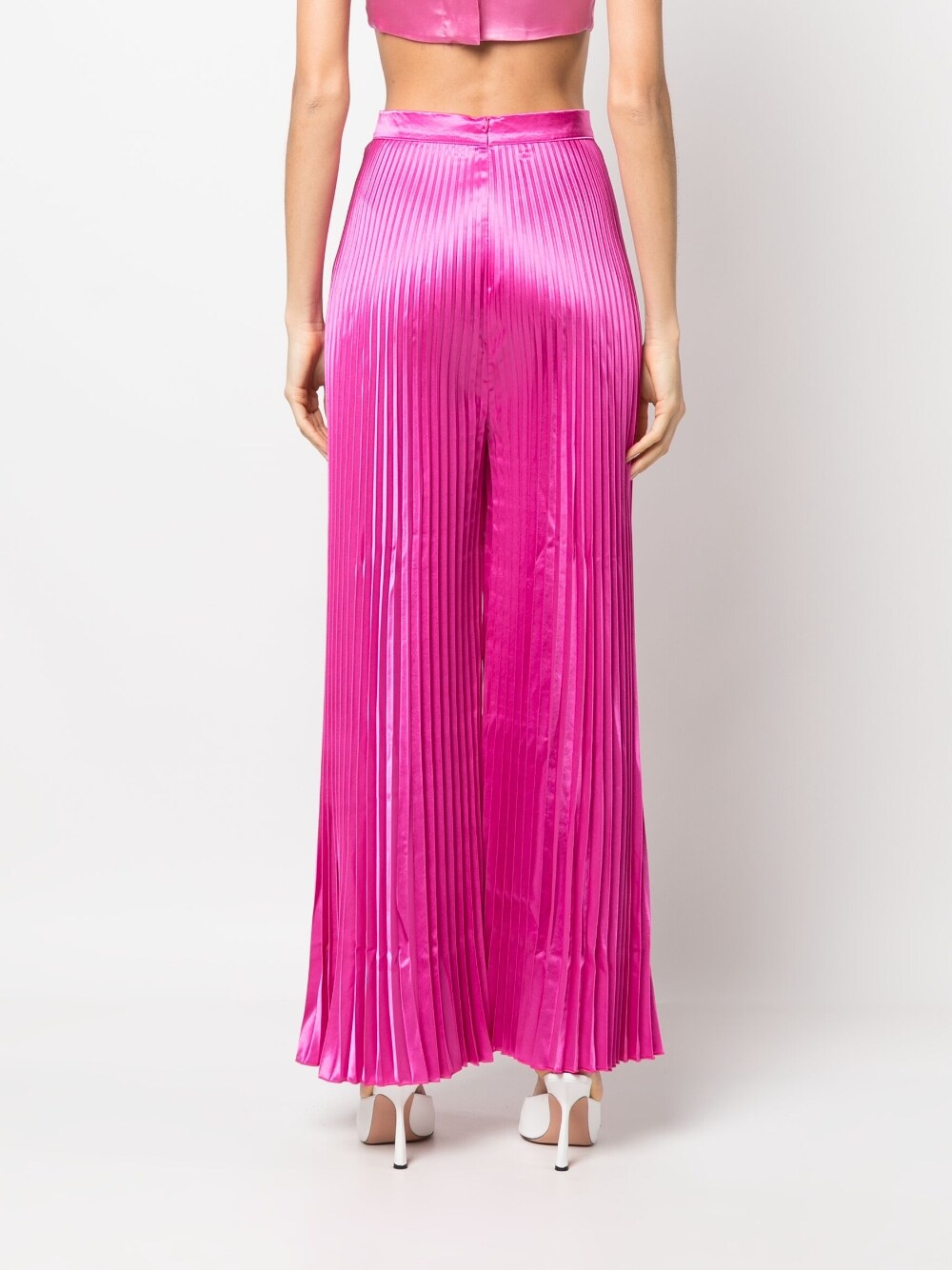 L'idee Woman Women's High Waisted Wide Leg Pants