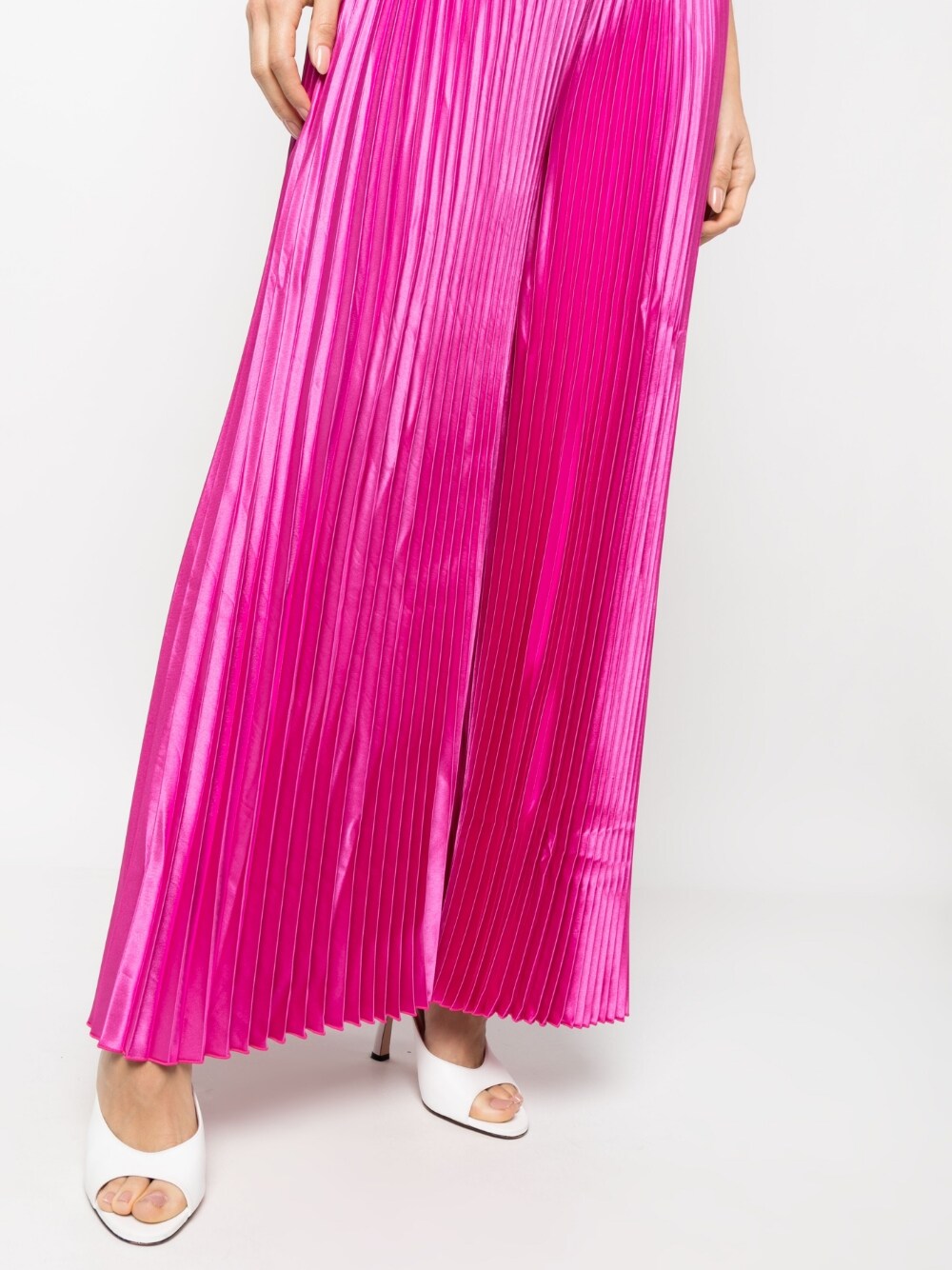 L'idee Woman Women's High Waisted Wide Leg Pants